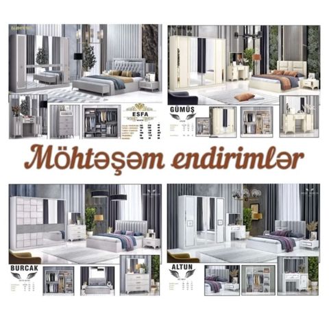 İkinəfərlik çarpayı, Dolab, Termo, Tumba, Yeni — Xırdalan