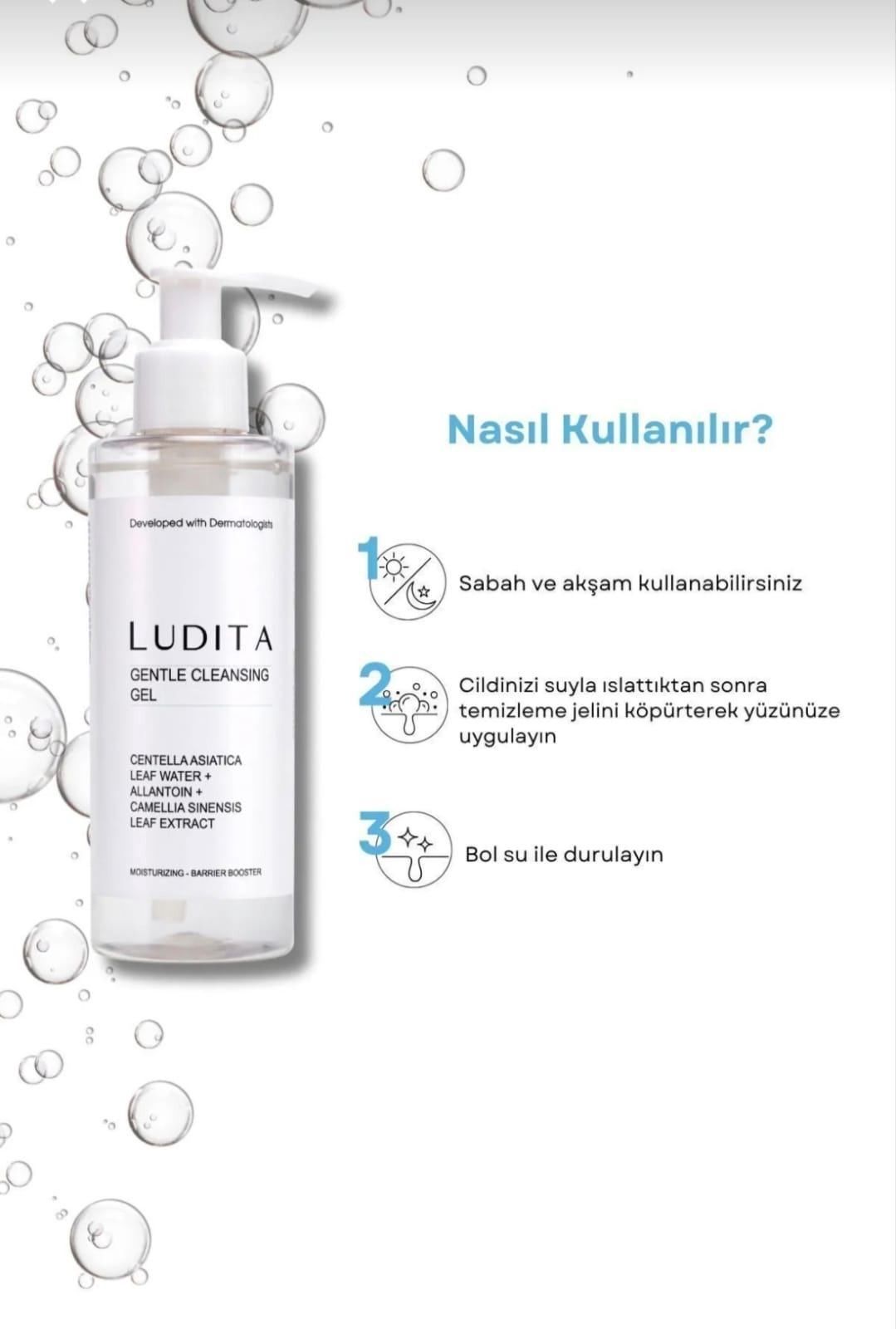 Ludıta Həssas dərilər üçün üz yuma geli. Gentle cleansing gel — Mallar, Bakı (2)