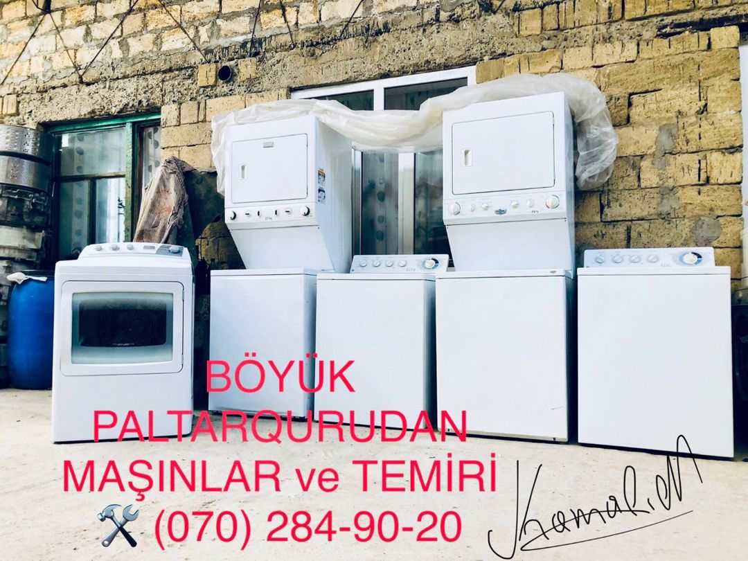 Bakida böyük professional 20 kq paltarqurudan ve yuyucu masinlar — Mallar, Masazır (2)