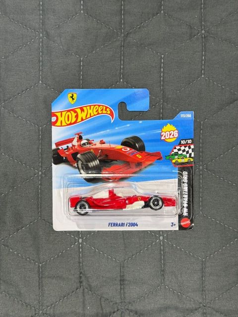 Hot Wheels Ferrari F2004 die-cast model maşın - Brend: Hot Wheels — Bakı