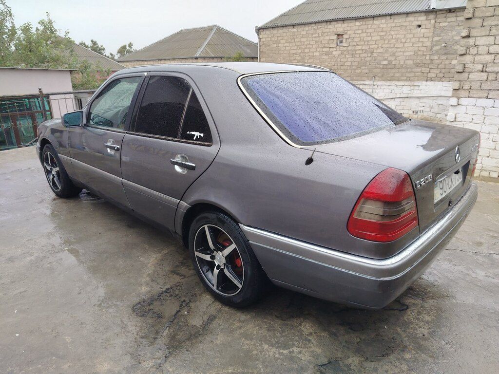 Mercedes C 180, 1.8 L, 1995 il, 235 142 km 90-CK-756 — Avtomobillər, Bakı (4)