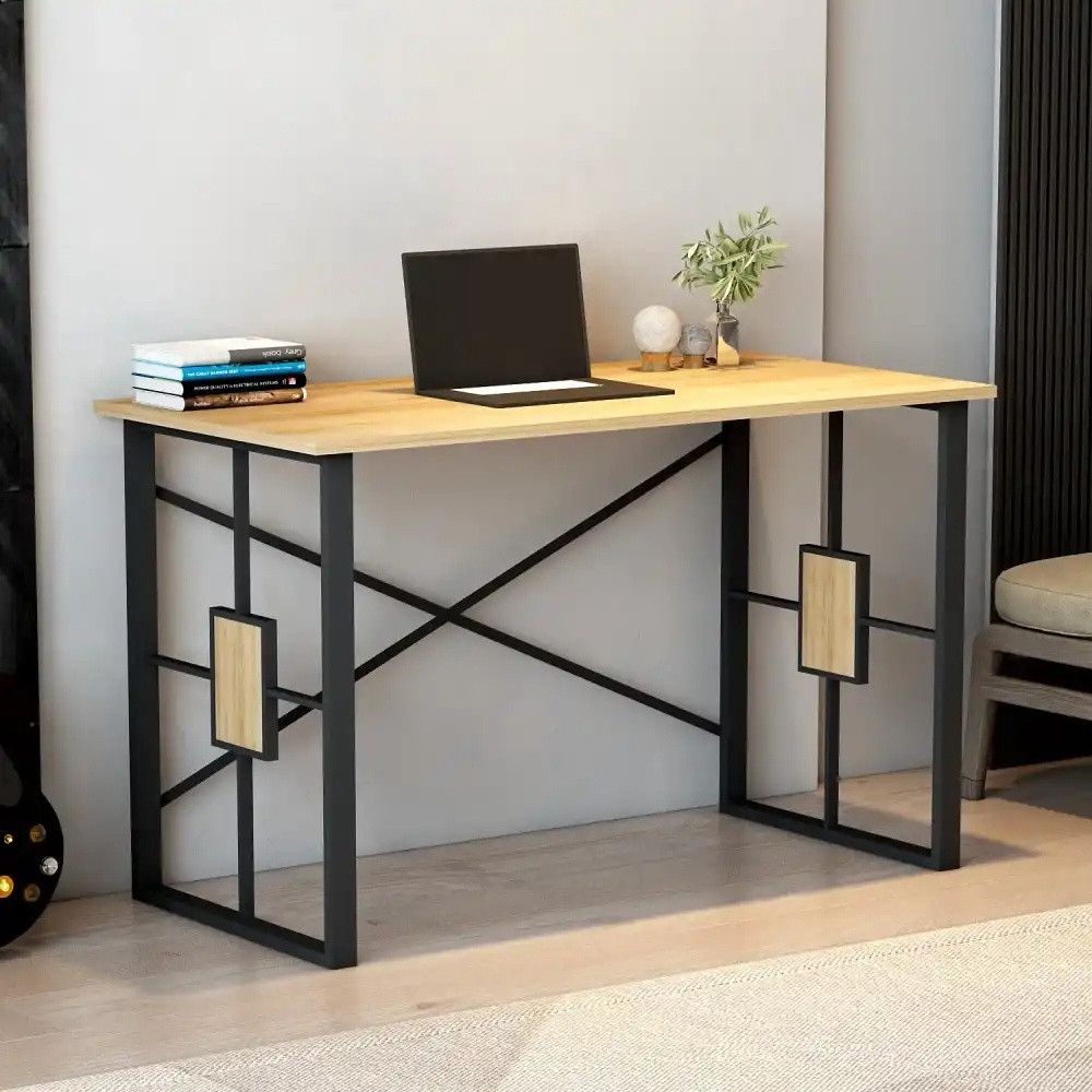 Yazı masası Elegant Wood ZARR647, laminat/metal, 120x60x74 sm — Mallar, Bakı (2)