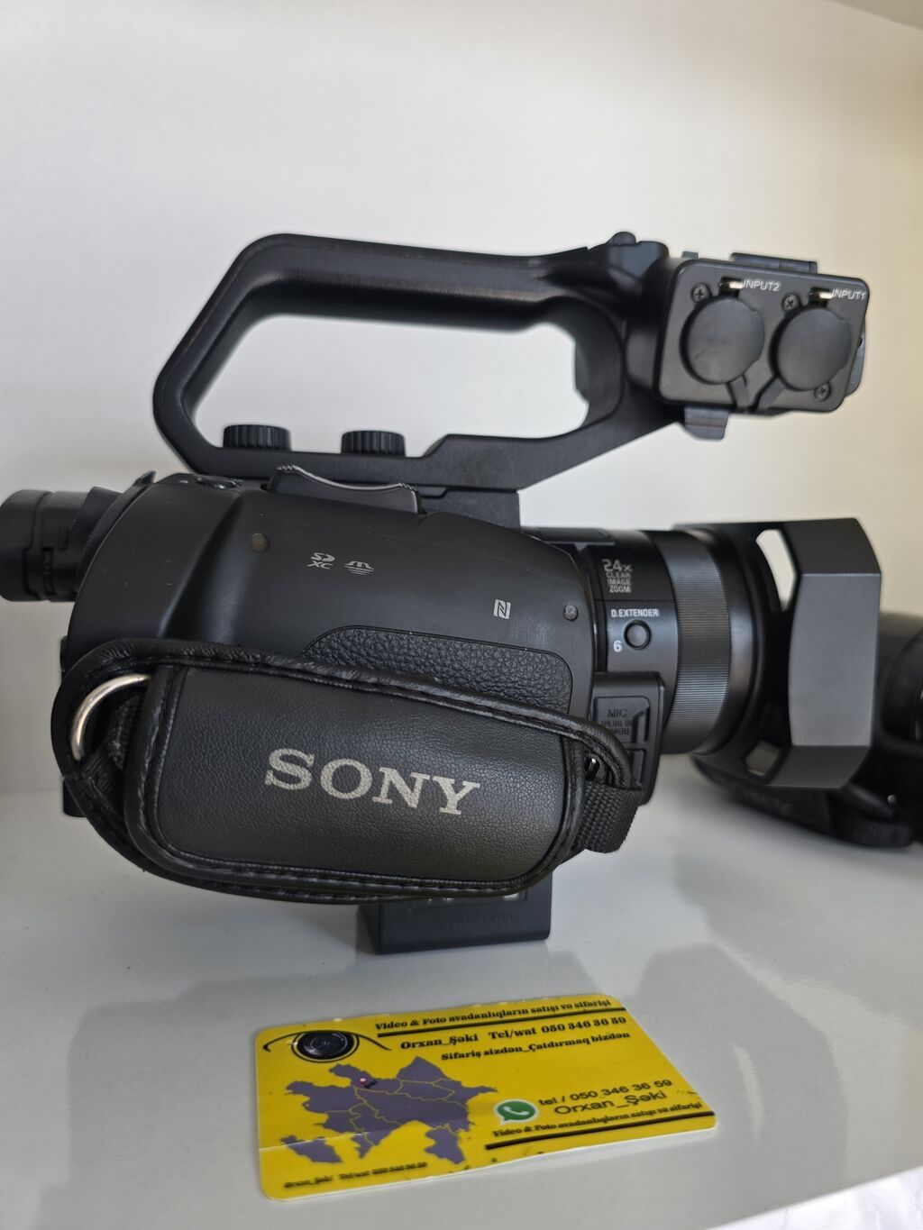 Sony Xdcam X70 peşəkar video kamera Üzərində 2 batareka adaptr və — Video kamera, Şəki (9)
