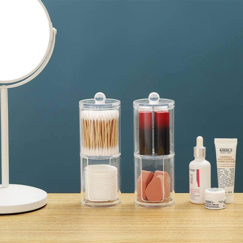 Kosmetik çantalar, qutular, qablar FenEx Home Qapaqlı təşkilatçı 2 bölməli şəffaf - FenExOrg19 — Mallar, Bakı (3)
