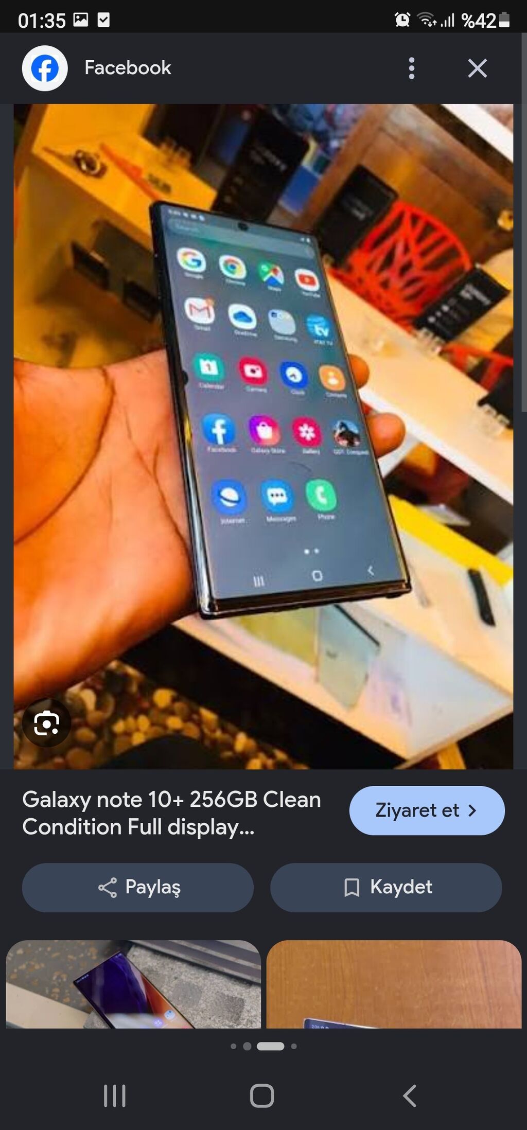 Samsung Note 10 Plus, 256 GB, Simsiz şarj — Samsung, Bakı (2)