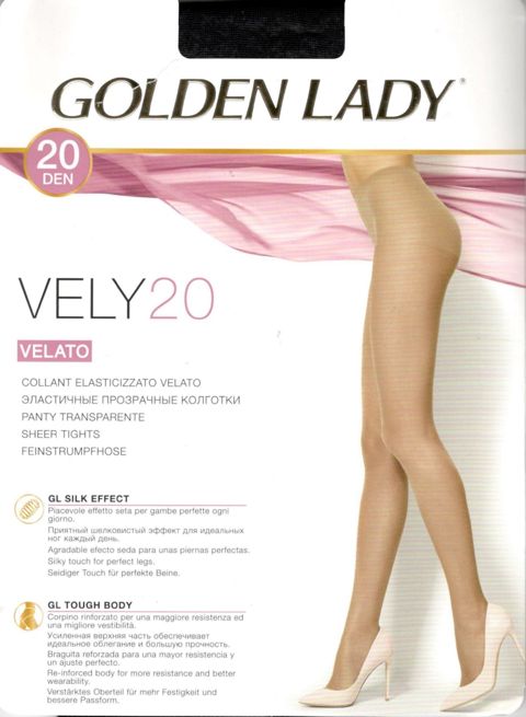 Kolqotqa Golden Lady Vely, 20den, qara, ölçü 2(S) — Bakı