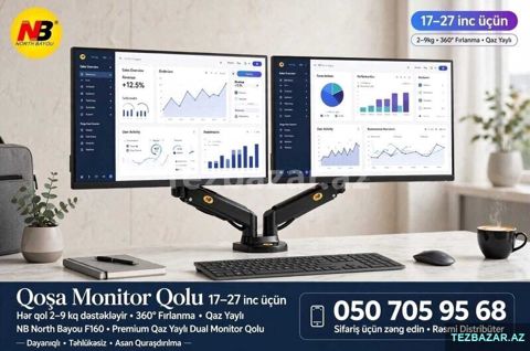 Nb F 80 Ağ monitor tutacağı satılır — Bakı