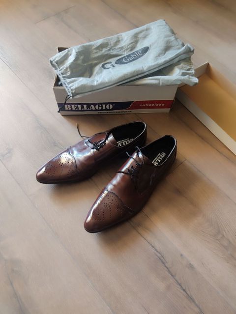 Bellagio Collezione klassik kişi ayaqqabıları - Model: Şnürlü, zərif — Bakı