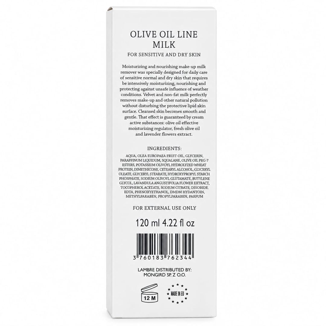 Makiyaj təmizləyici Lambre, Olive oil Line, 120 ml, üz, həssas, quru — Mallar, Bakı (3)