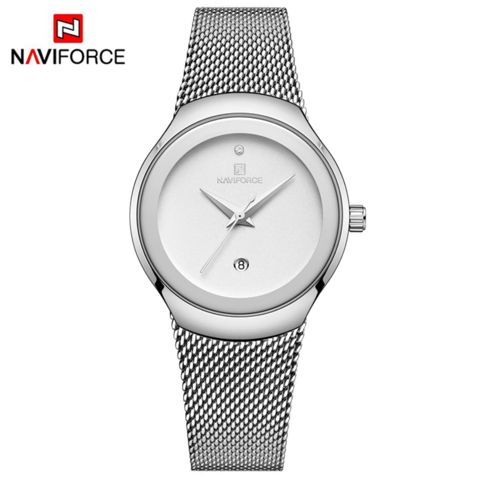 Qadın qol saatı Naviforce, kvars, əqrəbli, indekslər, qolbaq — Bakı