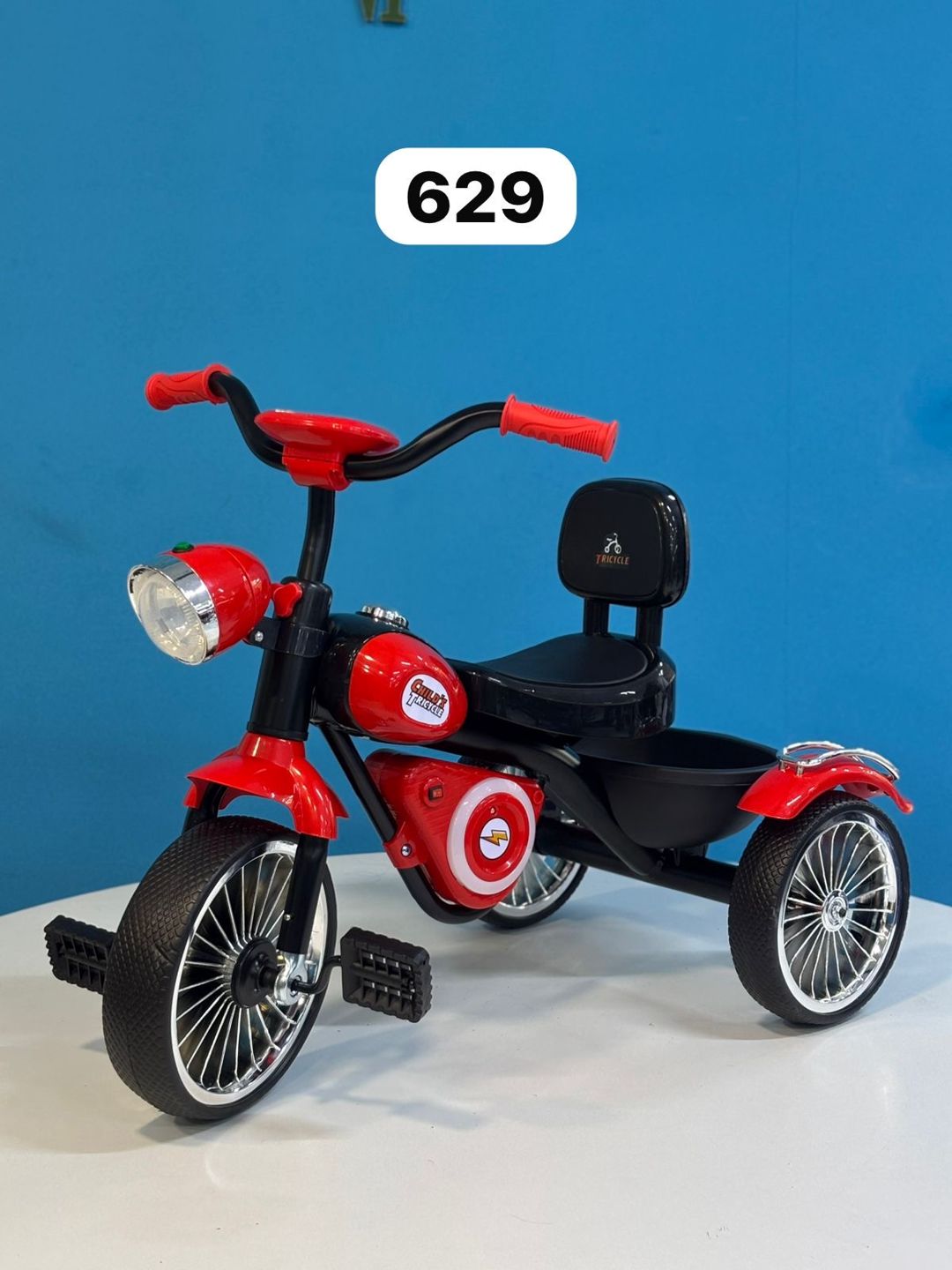Uşaqlar üçün üçtəkərli velosipedi, qırmızı, 629 — Mallar, Bakı