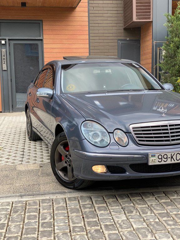Mercedes E 320, 3.2 L, 2003 il, 407 500 km — Avtomobillər, Bakı (3)