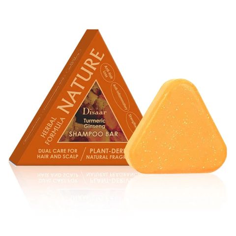 Sabun Disaar Turmeric & Ginseng Shampoo Bar, saç tökülməsinə qarşı, 120 ml — Bakı