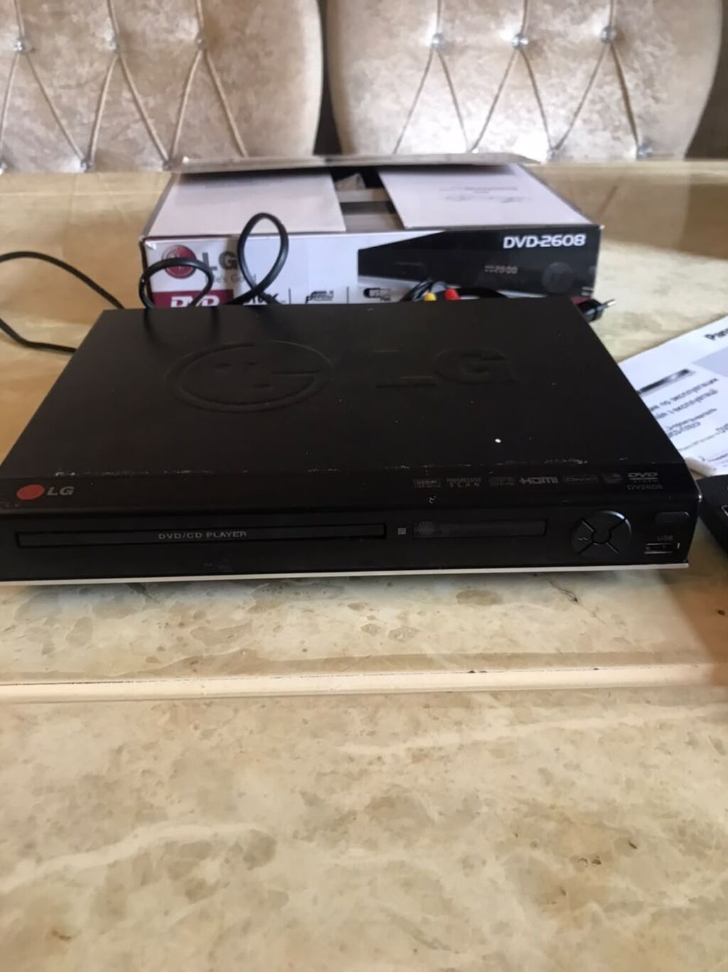 LG Dvd/cd pleyer – model DVD2608 Xüsusiyyətlər: - HDMI çıxışı — DVD pleyer, Bakı (2)