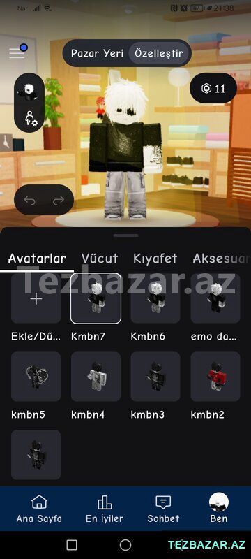 Roblox hesabı üzbəüz ələ verilir güvənlidir — Oyunlar, konsollər və proqramlar, Bakı (8)