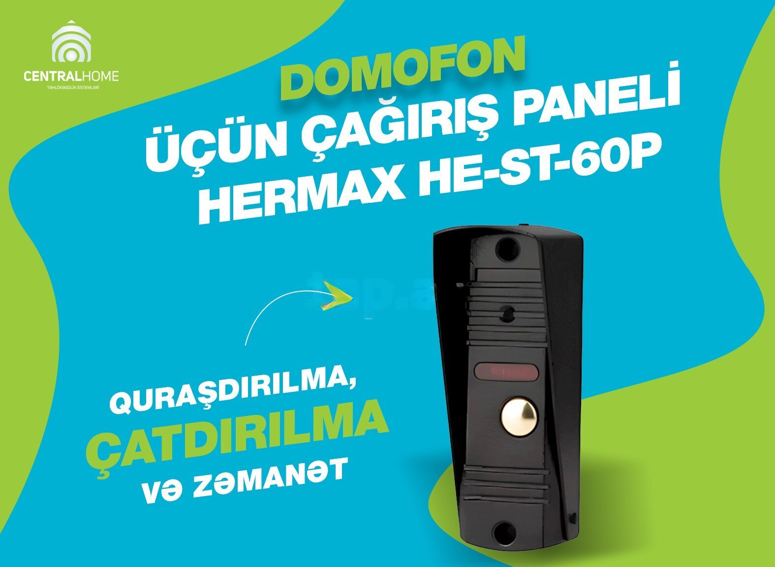 Domofon çağırış paneli Hermax HE-ST-60P — Bakı