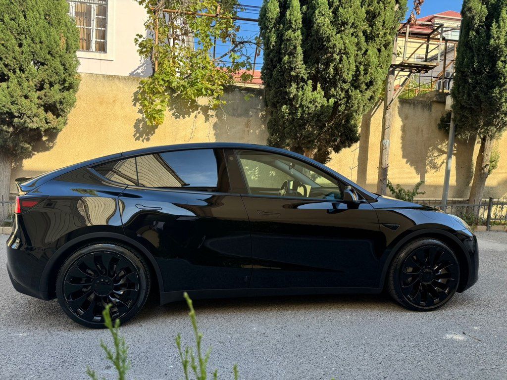 Tesla Model Y, 75 kWh, 2024 il, 50 000 km 66-BB-666 — Avtomobillər, Bakı (4)