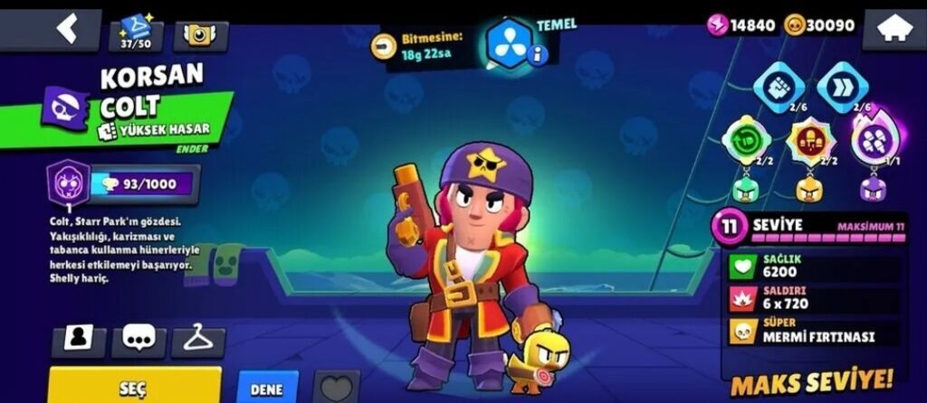 Brawl Stars oyunu üçün inkişaf etmiş hesab - Kuboklar: 47 410 — Oyun dəstləri, Digah