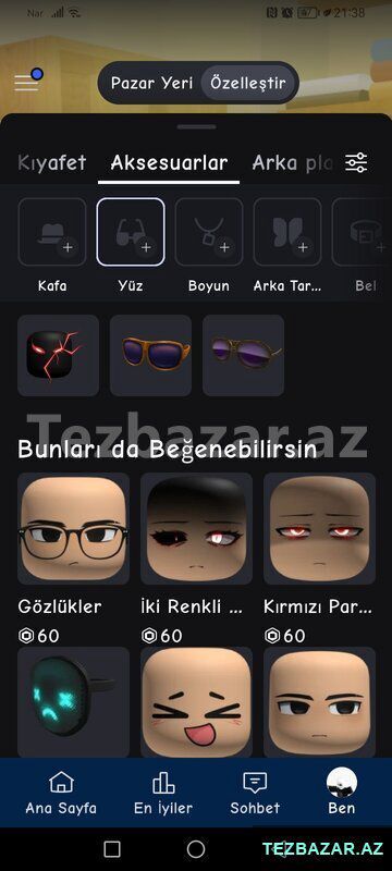 Roblox hesabı üzbəüz ələ verilir güvənlidir — Oyunlar, konsollər və proqramlar, Bakı (5)