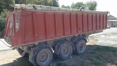 Satılır: 3 oxlu yarımqoşqu tipper (qum-çınqıl, torpaq, inşaat — Xırdalan