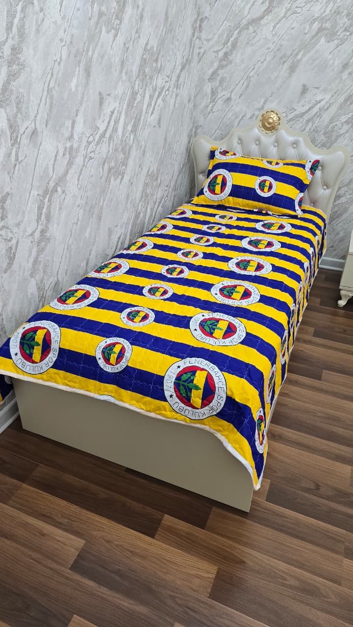 Örtük və yastıq üzü dəsti Galatasaray HBT_00263, örtük 160x220 sm, yastıq üzü 50x70 sm 1 ədəd, birnəfərlik, ikiüzlü - HBT_00263 — Mallar, Bakı (2)