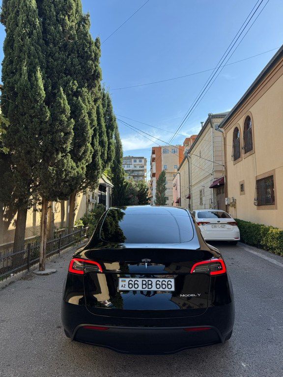 Tesla Model Y, 75 kWh, 2024 il, 50 000 km 66-BB-666 — Avtomobillər, Bakı (5)