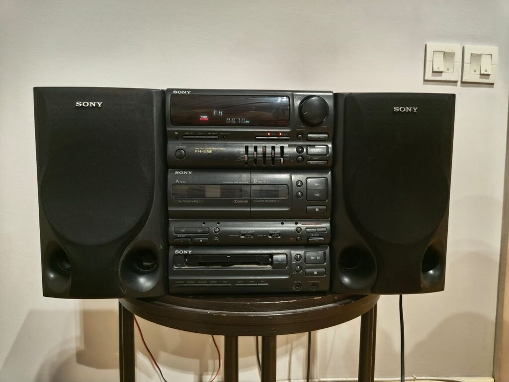 Sony mini Hi‑Fi musiqi mərkəzi (FH‑B51) – iki akustik sütunla — Akustik sistemlər, Bakı (3)