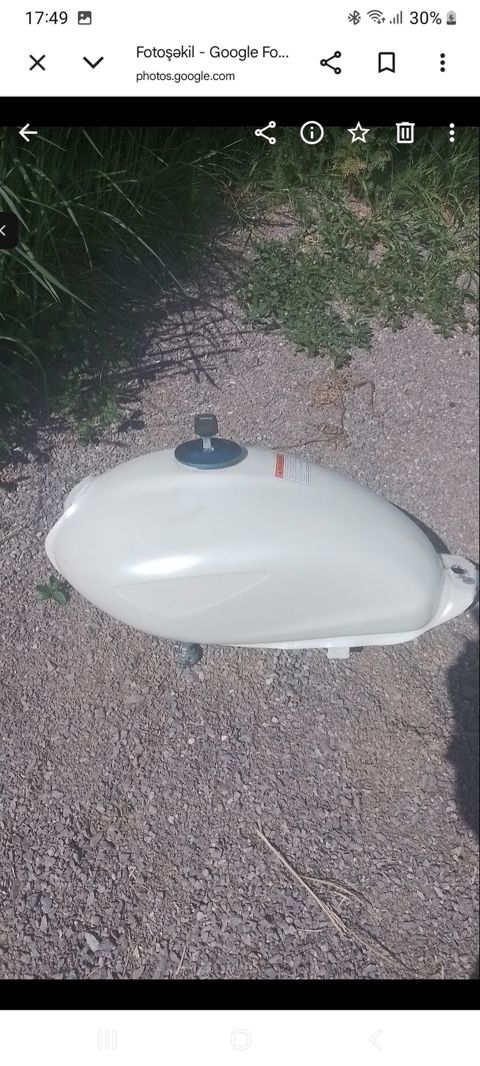 Moped/velosiped üçün benzin çəni - Material: metal korpusQeyd: Özüm — Daşkəsən