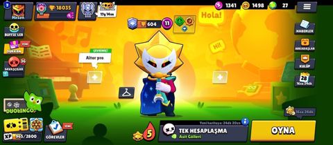 Brawl Stars oyun hesabı - Kupa: 18 035 (Kupa Yolu III) - Toplam — Bakı