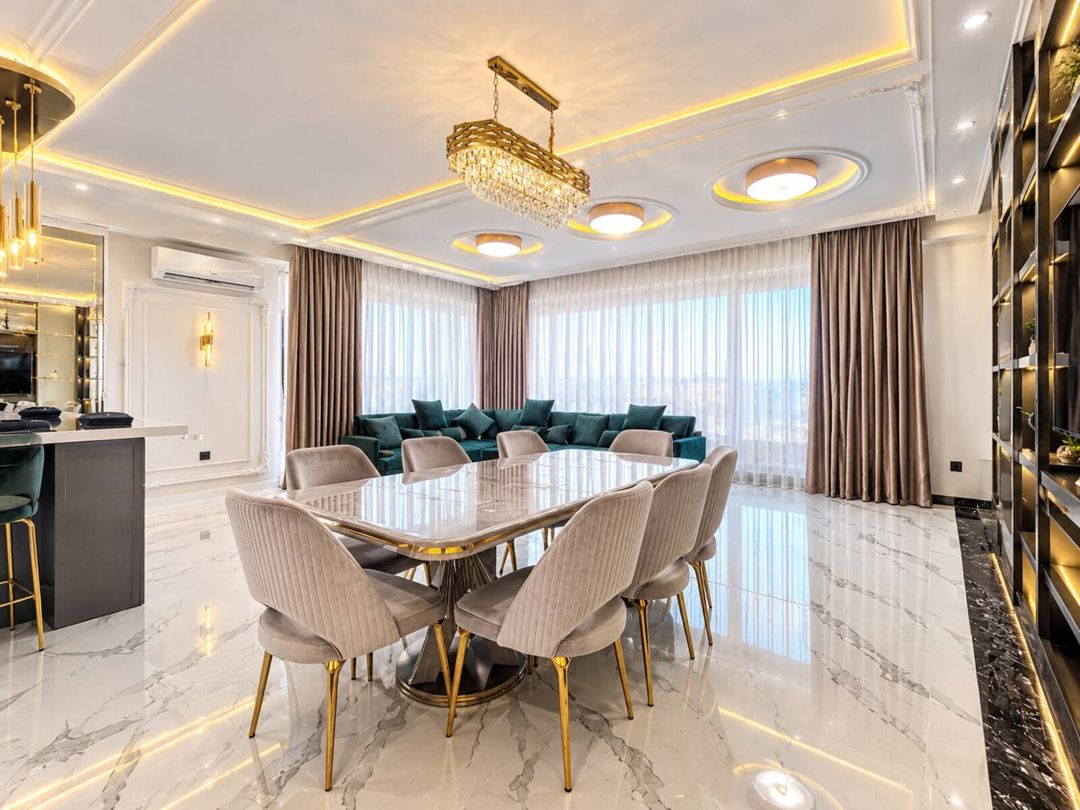 İcarəyə verilir 4 otaqlı yeni tikili 140 m² — Mənzil, Bakı (9)