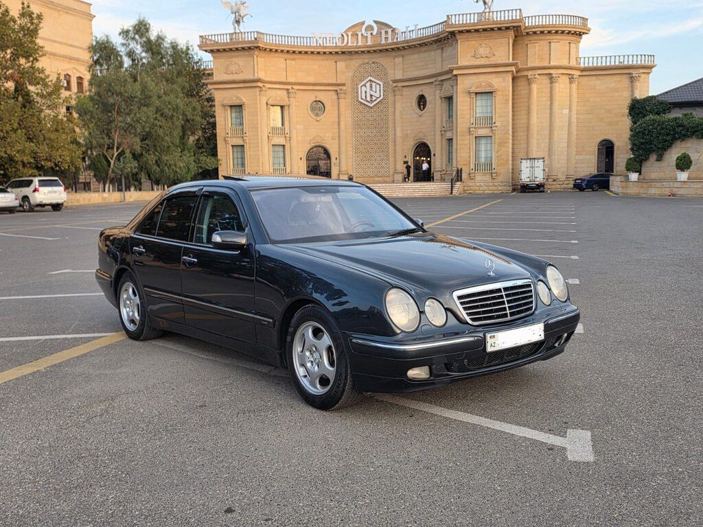 Mercedes E 240, 2.4 L, 2001 il, 258 000 km — Avtomobillər, Bakı (2)