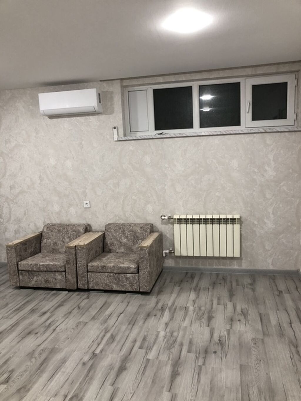 1 otaqlı studiya tipli mənzil/interyer - Geniş, açıq planlı otaq — Mənzil, Bakı (2)