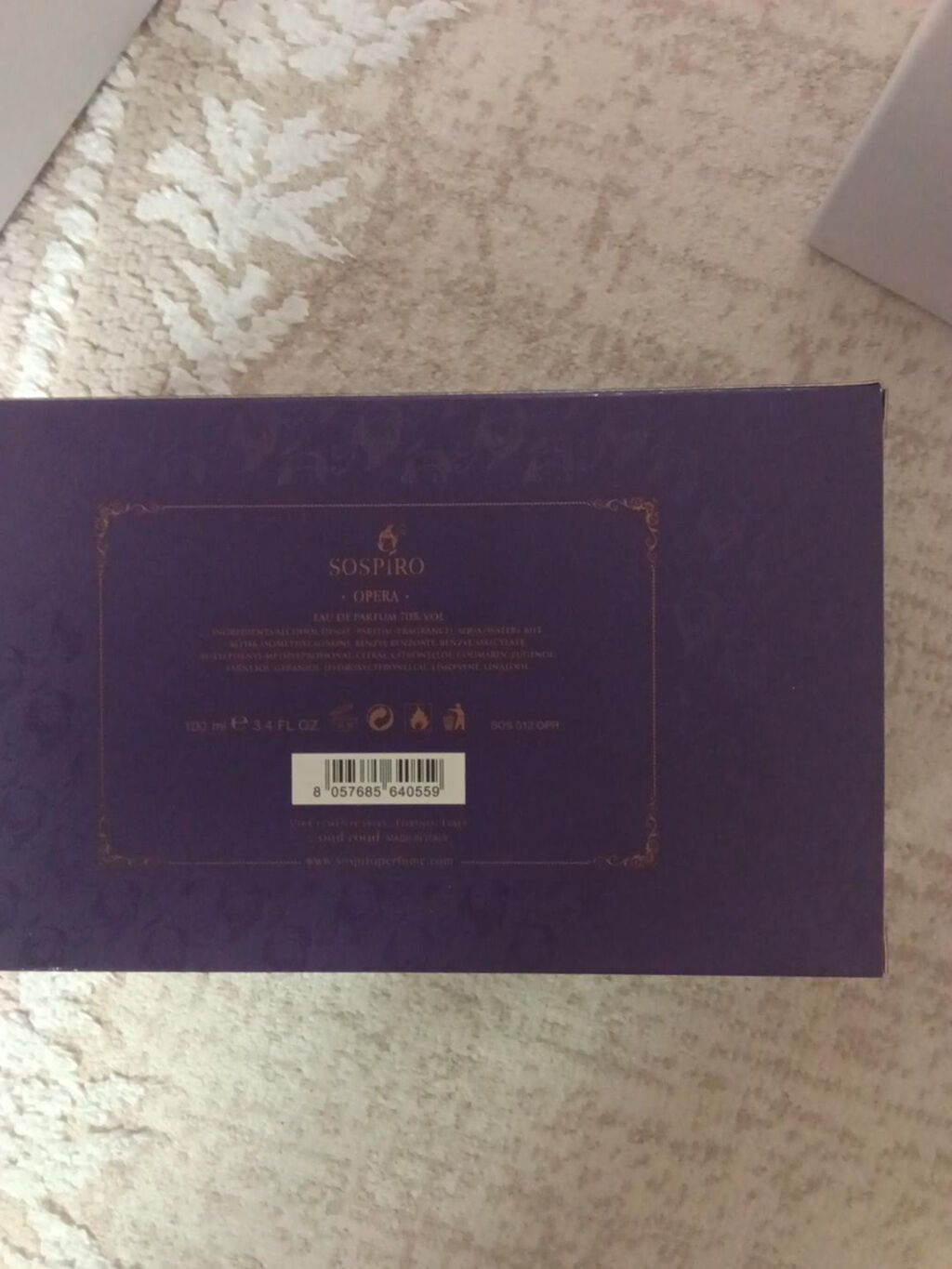 Orijinal Sospiro - Opera (100 ml) – Tam Yeni / Açılmayıb — Ətir, Gəncə (2)