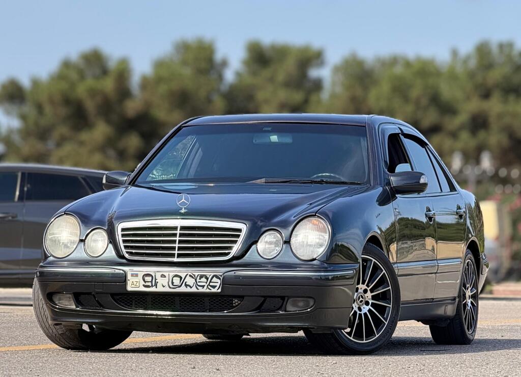 Mercedes E 240, 2.4 L, 1999 il, 350 000 km — Avtomobillər, Bakı (3)