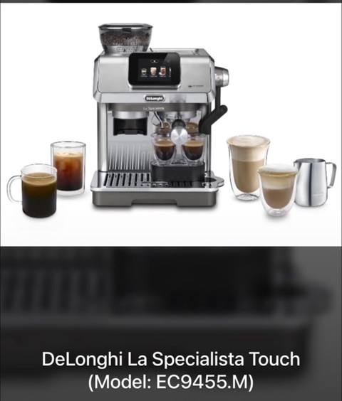 De’Longhi La Specialista Touch qəhvə maşını Model: EC9455.M - Daxili — Кофе кайнаткычтар жана кофе машиналары