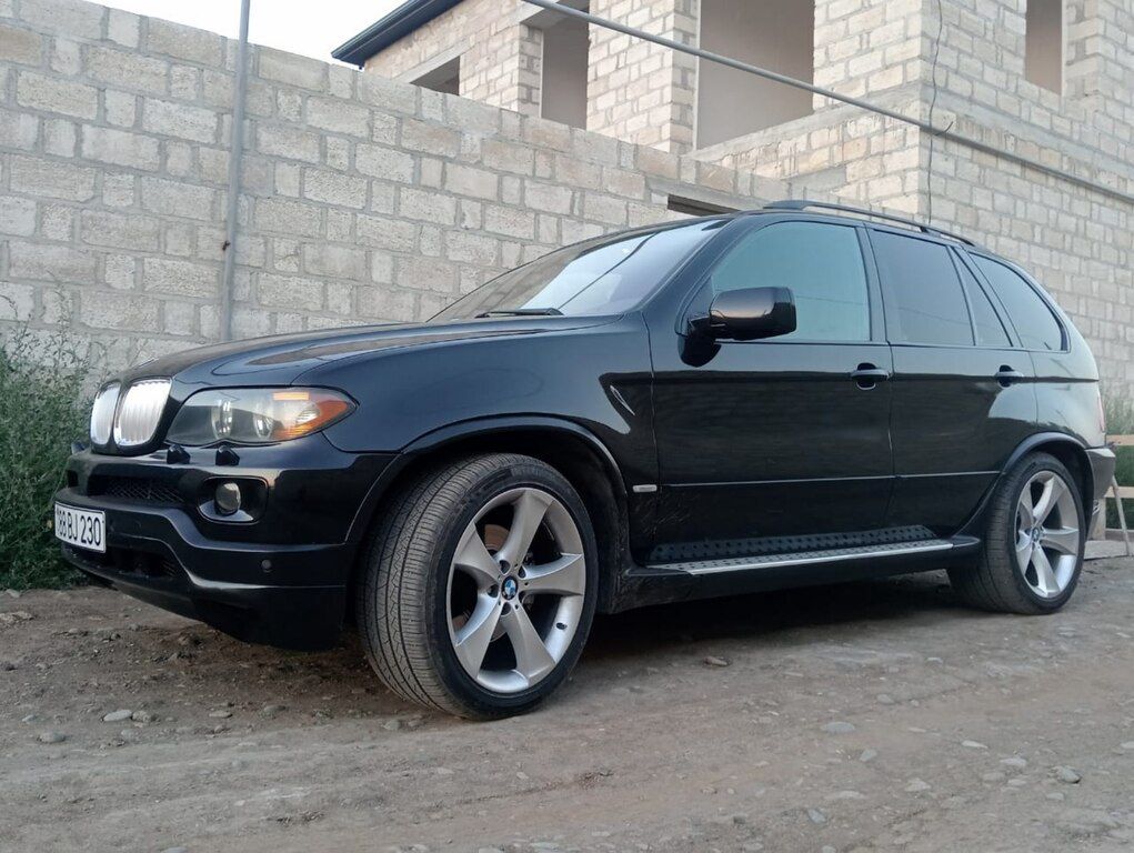 BMW X5, 4.4 L, 2004 il, 219 222 km — Avtomobillər, Gəncə (5)