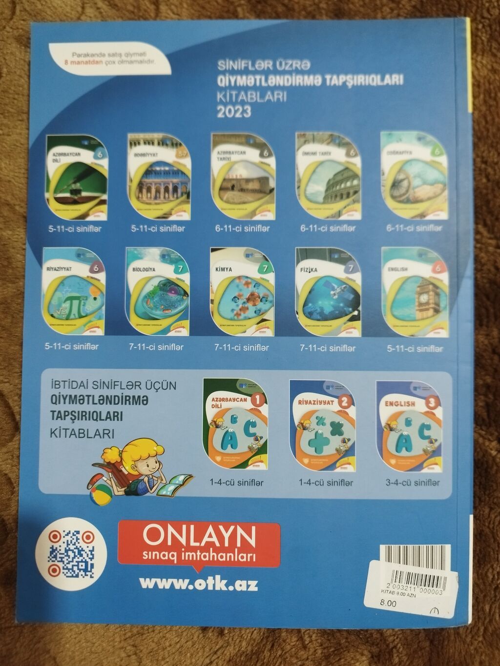 Azərbaycan dili Testlər 5-ci sinif, DİM, 1-ci hissə, 2023 il — Kitablar, Digah (2)
