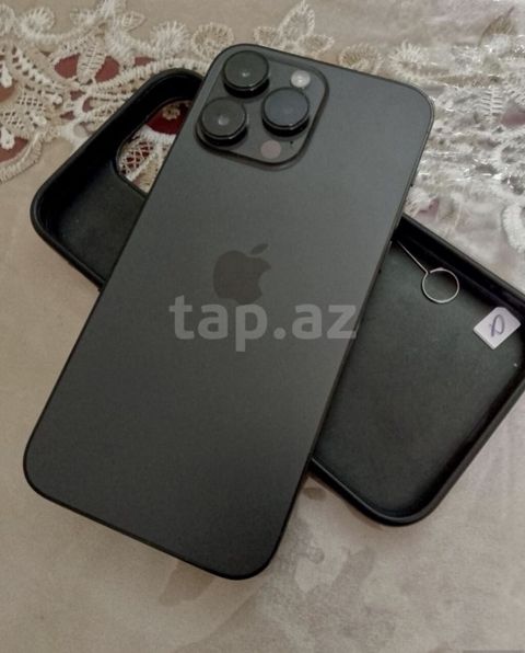IPhone 14 Pro Max, 128 GB, Qara, Barmaq izi, Simsiz şarj, Face ID — Bakı
