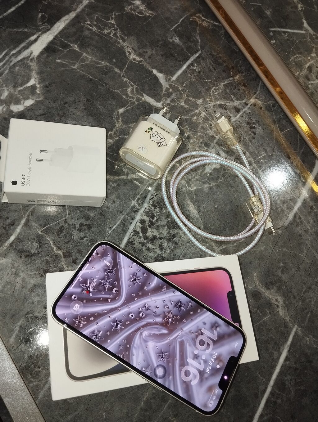 IPhone 14, Ağ, Face ID — Apple iPhone, Digah (7)