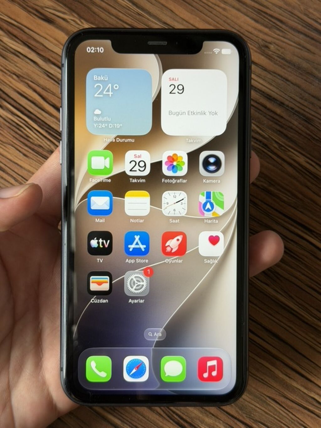IPhone 11, 128 GB, Qara, Face ID — Apple iPhone, Sumqayıt