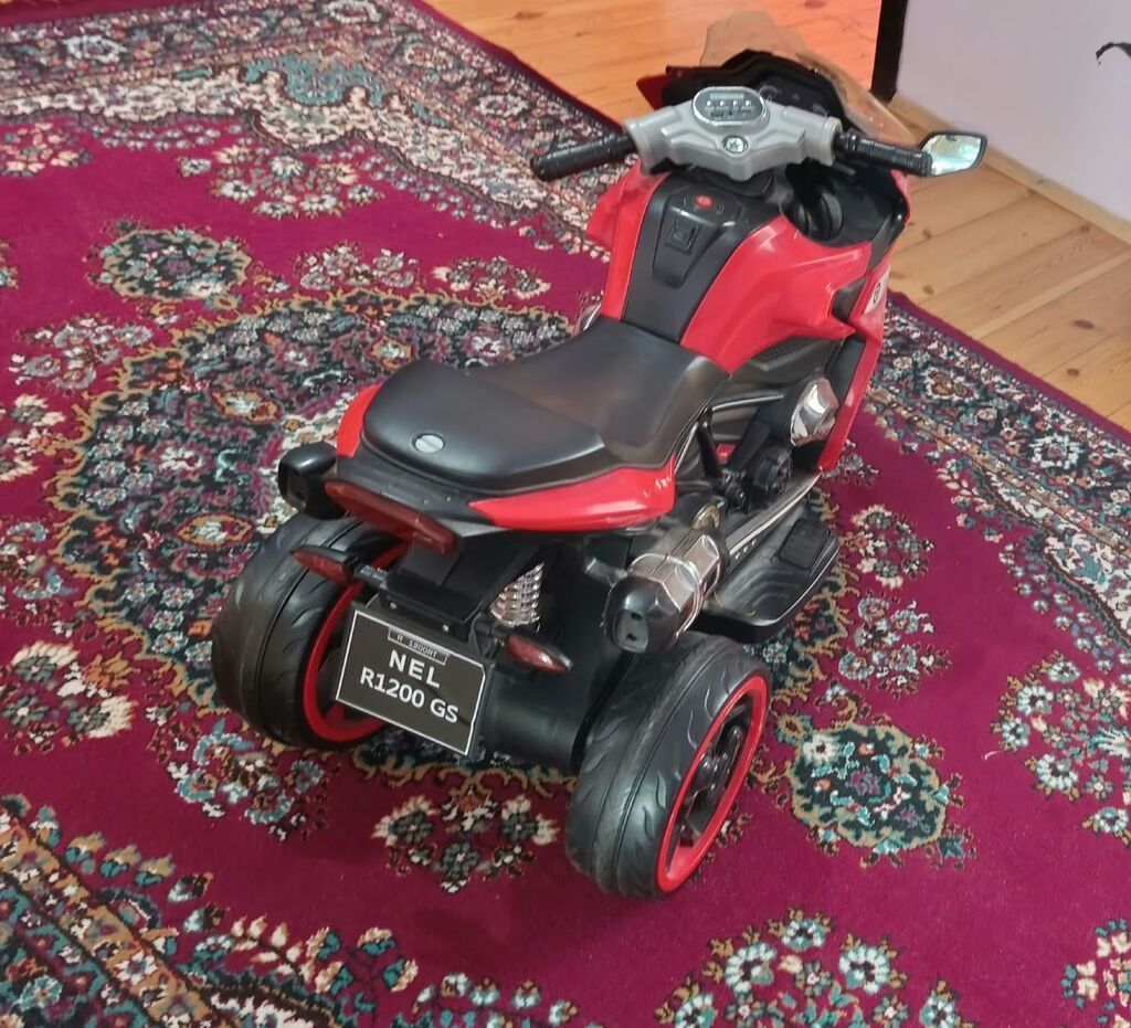 Uşaq üçün elektrikli üçtəkərli motosiklet – GS dizaynı - Rəng — Uşaq avtomobilləri, Bakı (3)