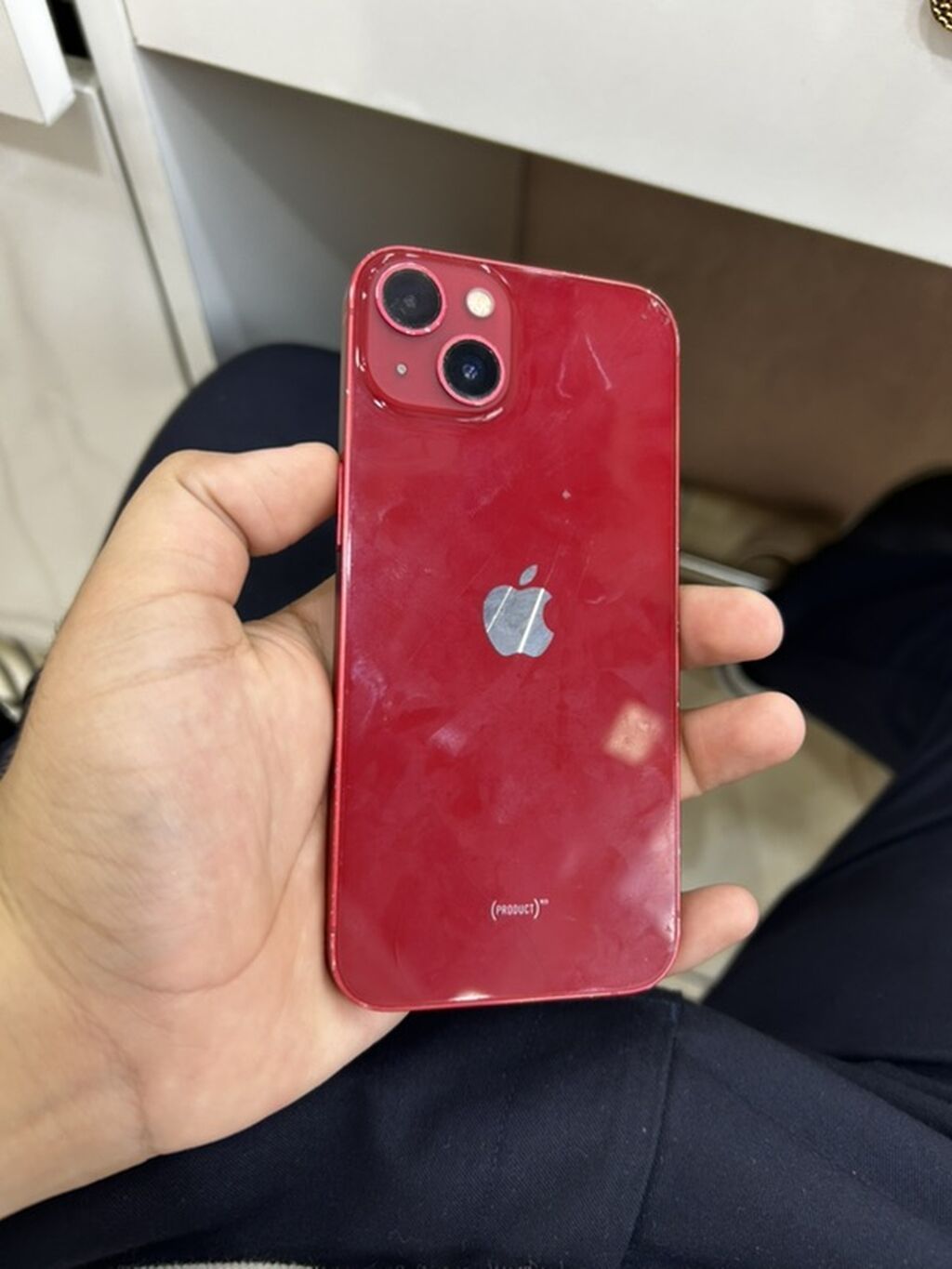 IPhone 13, 256 GB, Qırmızı, Barmaq izi, Simsiz şarj, Face ID — Apple iPhone, Bakı
