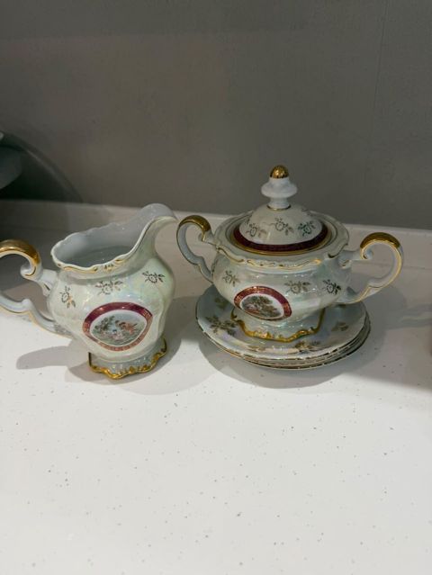 Çay dəsti, rəng - Ağ, Farfor — Bakı