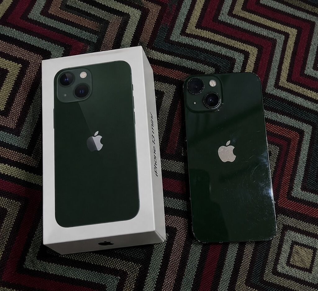 IPhone 13 mini, Alpine Green, Face ID — Apple iPhone, Şirvan