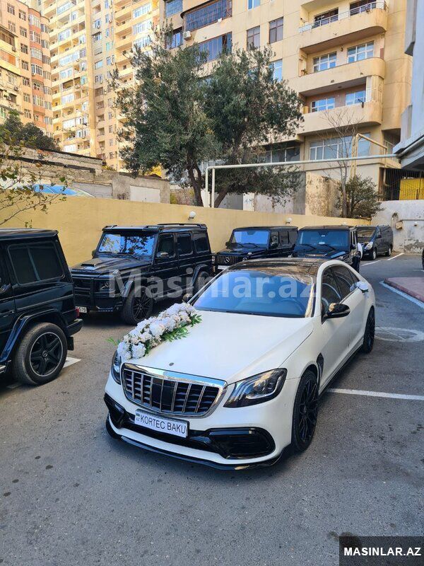 Mercedes S class, 2019 il — Minik avtomobili icarəsi, Bakı (2)