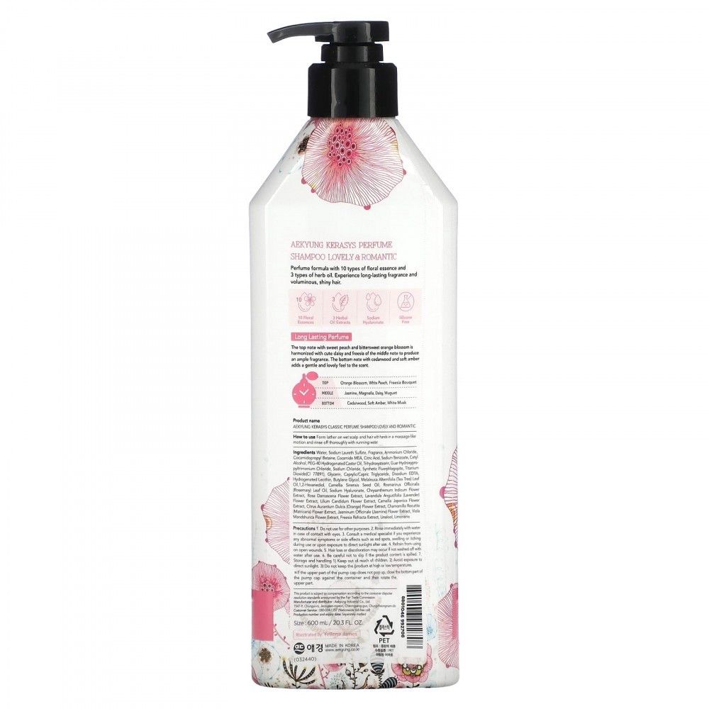 Şampun Kerasys Lovely & Romantic Perfumed 600 ml — Mallar, Bakı (2)