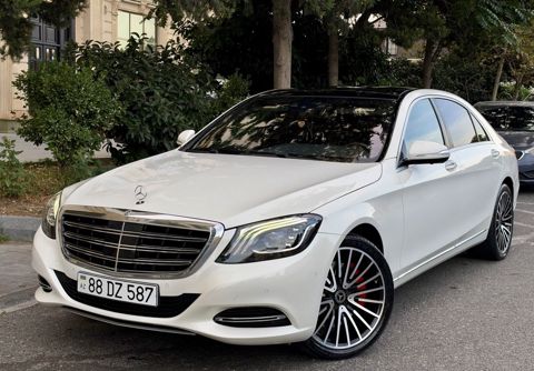 Mercedes S 550 e, 3.0 L, 8.7 kWh, 2016 il, 163 000 km — Bakı