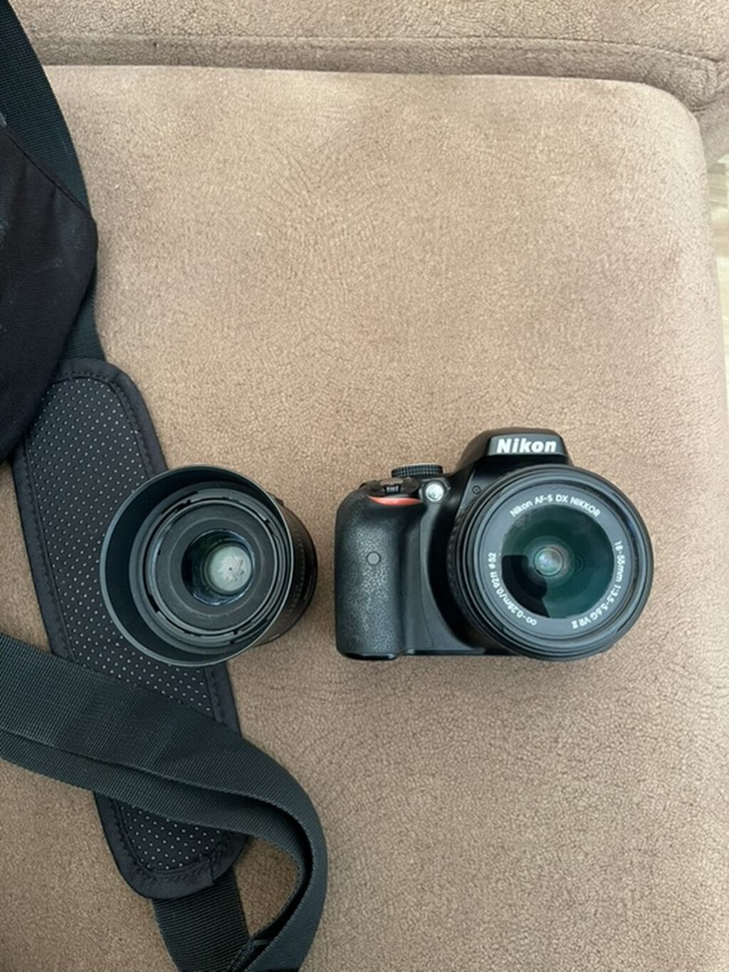 Nikon D3300 Dslr fotoaparat dəsti Daşı ölüb ve zaryatkası yoxdu sadece — Fotoaparat, Bakı (2)