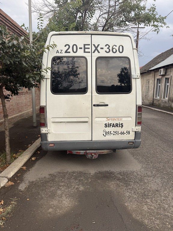 Mercedes Sprinter 312, 2.9 L, 1999 il, 285 324 km — Avtomobillər, Gəncə (3)