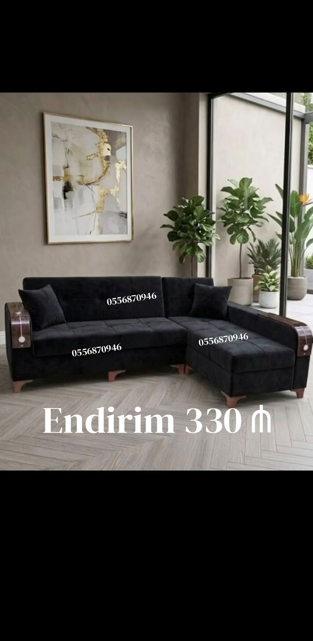 Künc divan, Yeni, Açılan, Bazalı, Parça, Pulsuz çatdırılma — Divanlər, Bakı (9)
